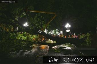 台风“山竹”对新会城区的影响