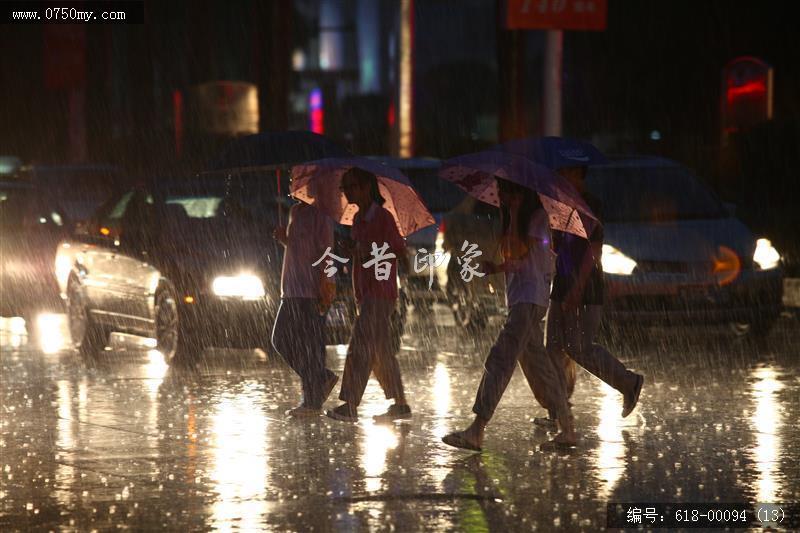 风雨同路_人文生活,夜景