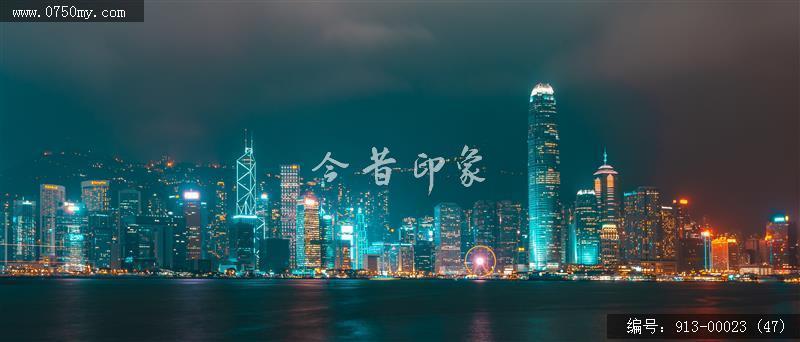 夜拍香港_香港,街景,夜晚