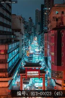 夜拍香港