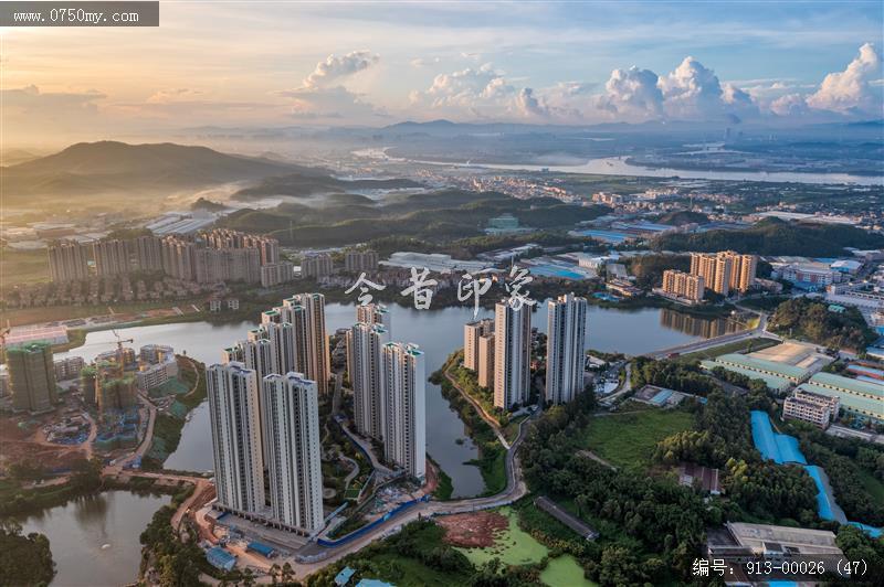 大泽碧桂园_航拍,城市景色