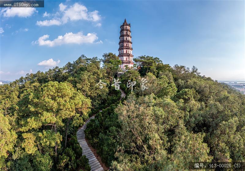 茶坑尼子塔_航拍,乡村景观