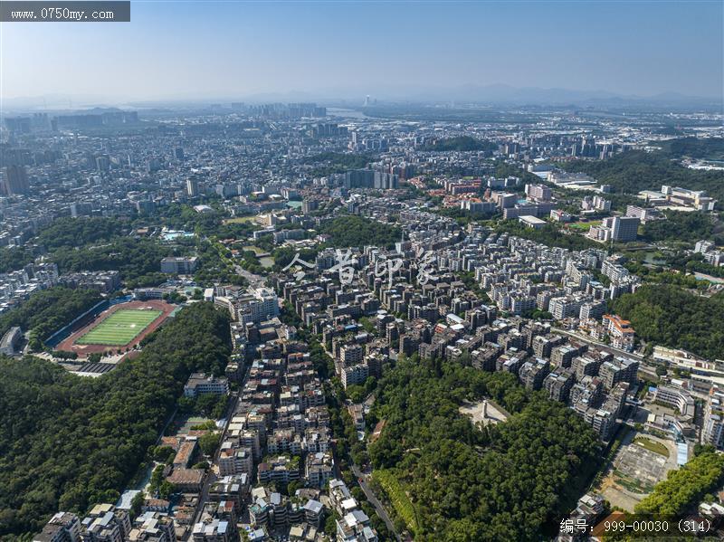 航拍会城城区_航拍,城市景色