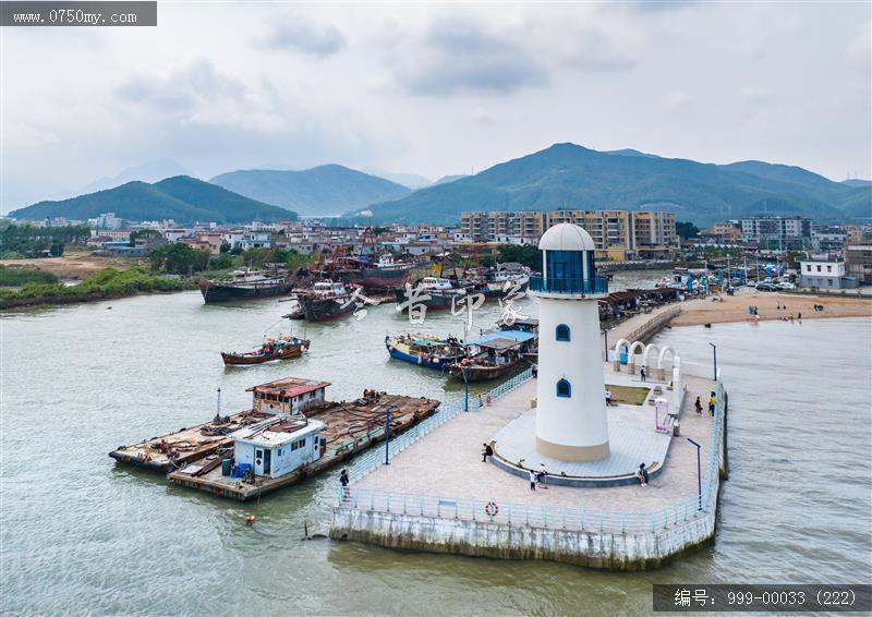 崖门灯塔公园_航拍,美丽乡村