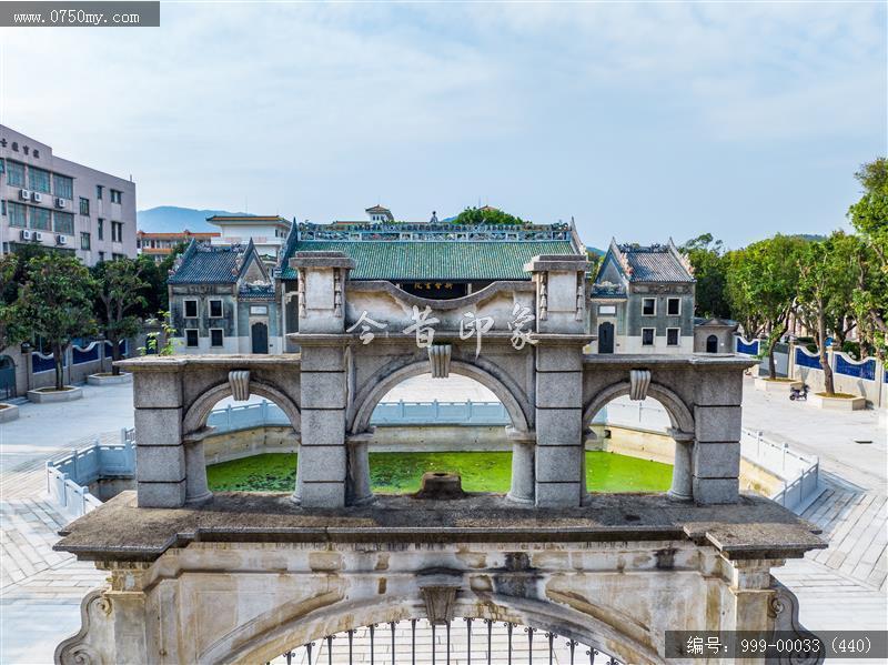 冈州书院_航拍,旅游景点