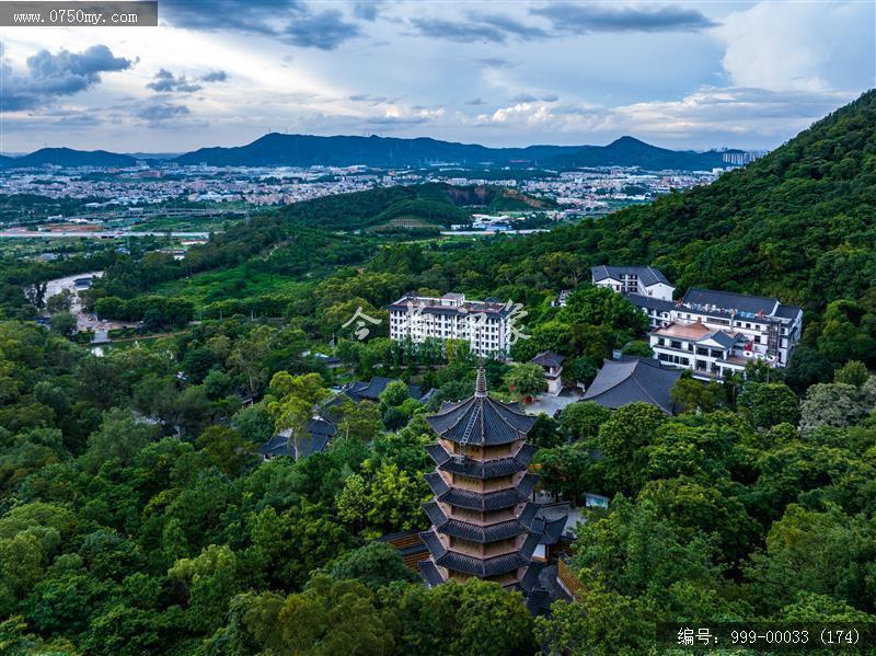 观音寺_航拍,旅游景点