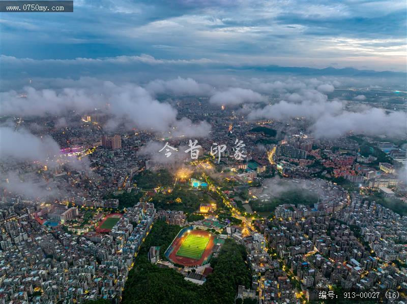 城市夜景_航拍,夜景,城市景色