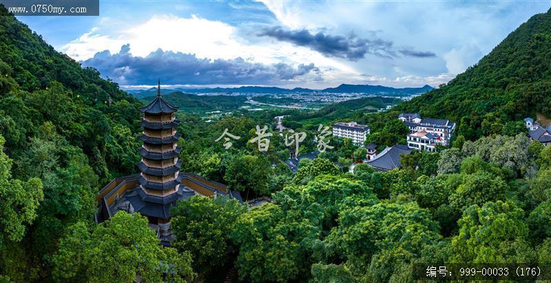 观音寺_航拍,旅游景点