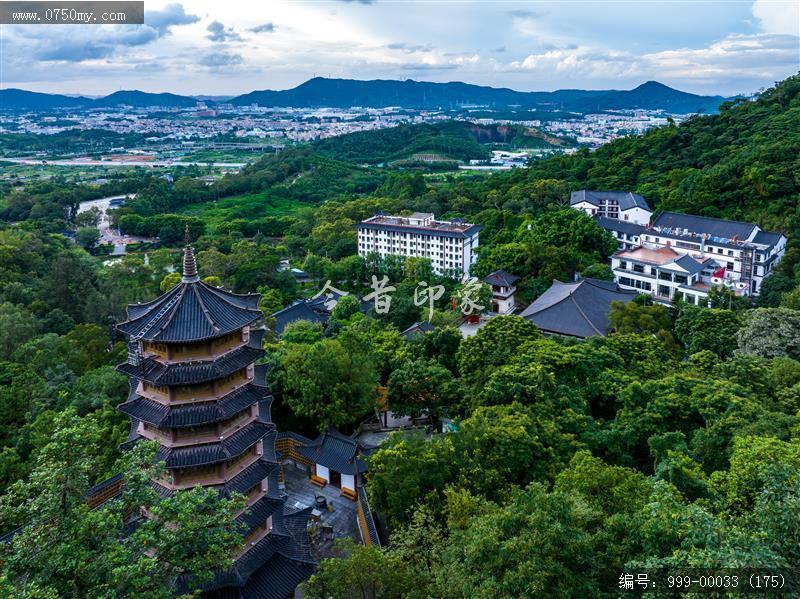 观音寺_航拍,旅游景点