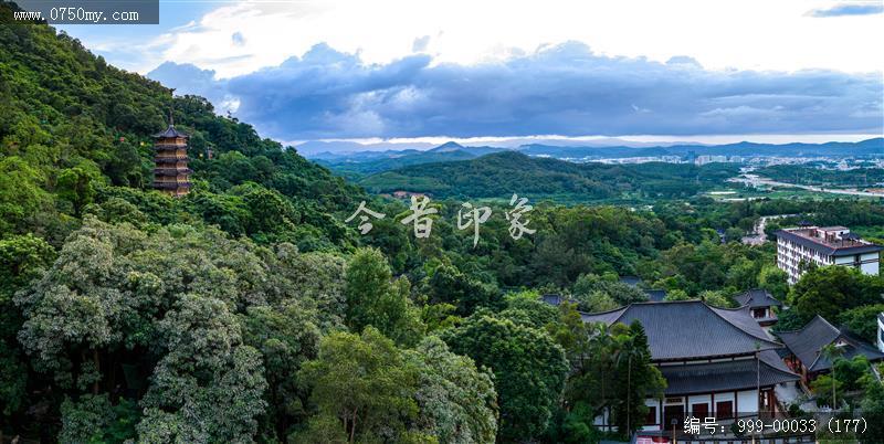 观音寺_航拍,旅游景点