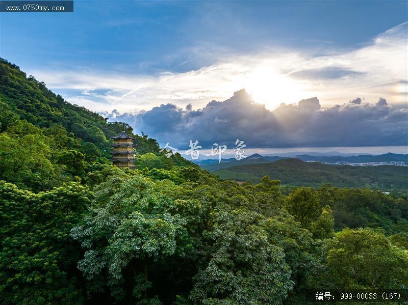 观音寺_航拍,旅游景点