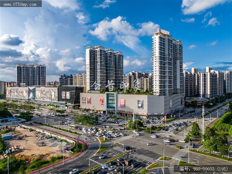 新会大融城_航拍,城市景色