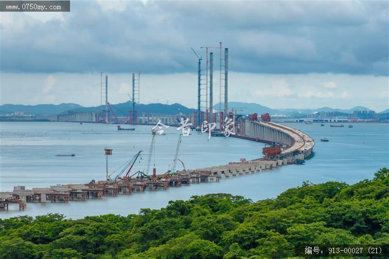 黄茅海特大桥_航拍,交通水利