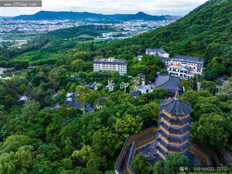 观音寺_航拍,旅游景点