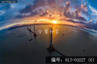 黄茅海特大桥建设