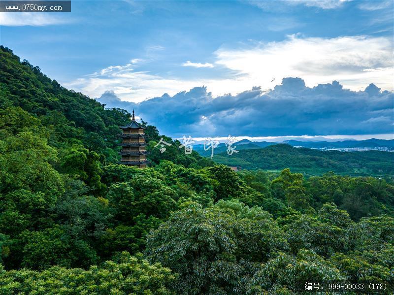 观音寺_航拍,旅游景点