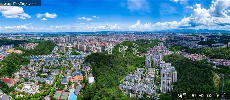 会城全景_航拍,城市景色