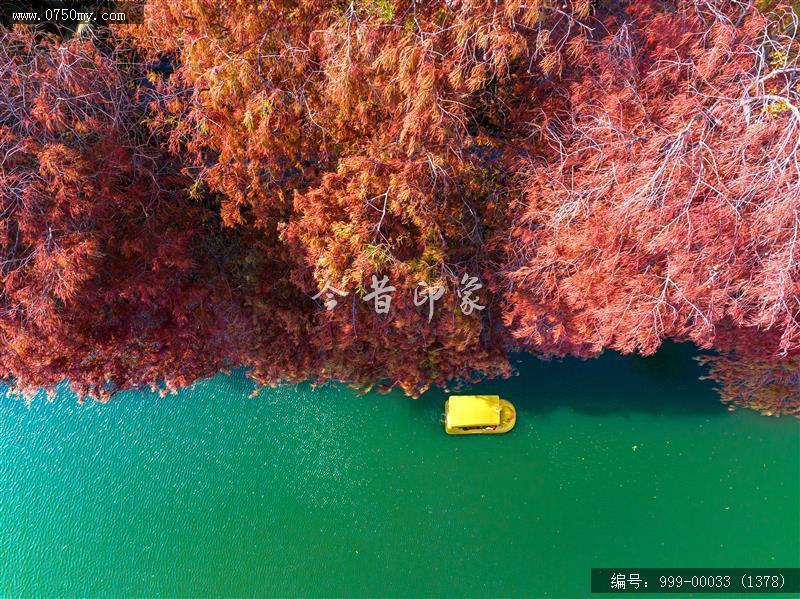 玉湖_航拍,旅游景点