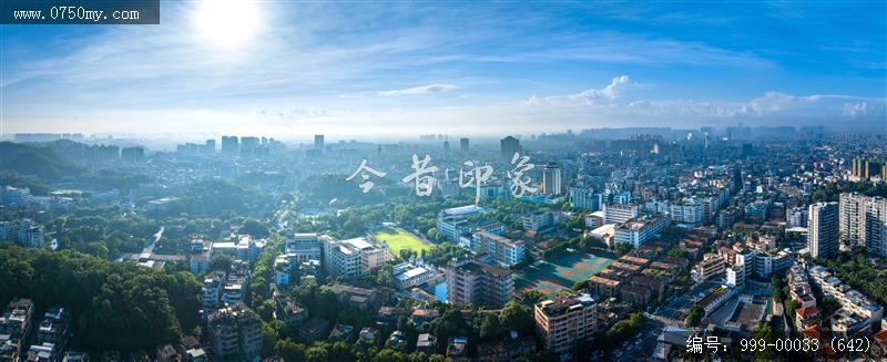 会城全景_航拍,城市景色