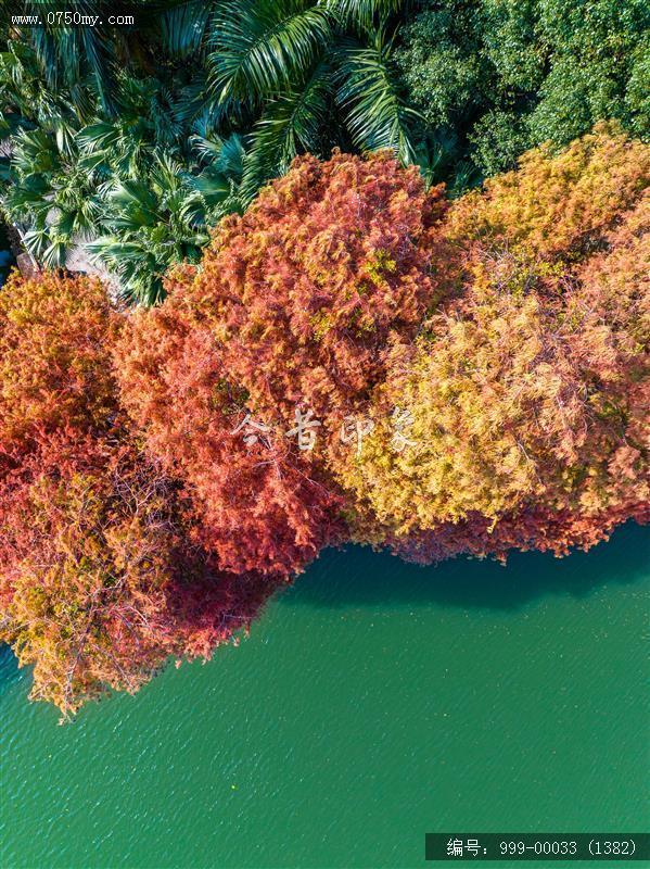 玉湖_航拍,旅游景点