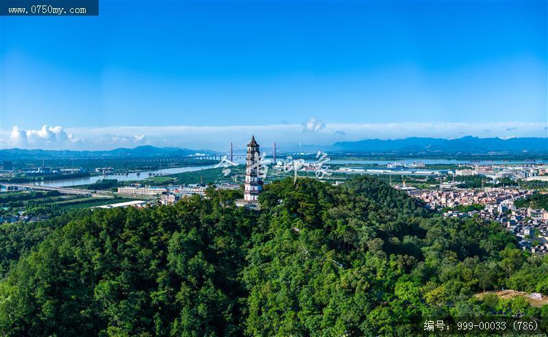 凌云塔_航拍,旅游景点