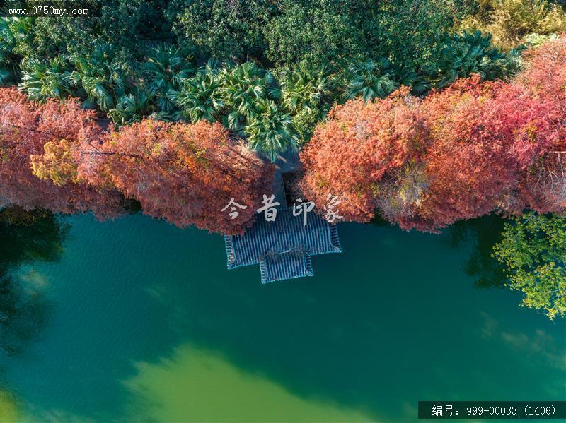 玉湖_航拍,旅游景点