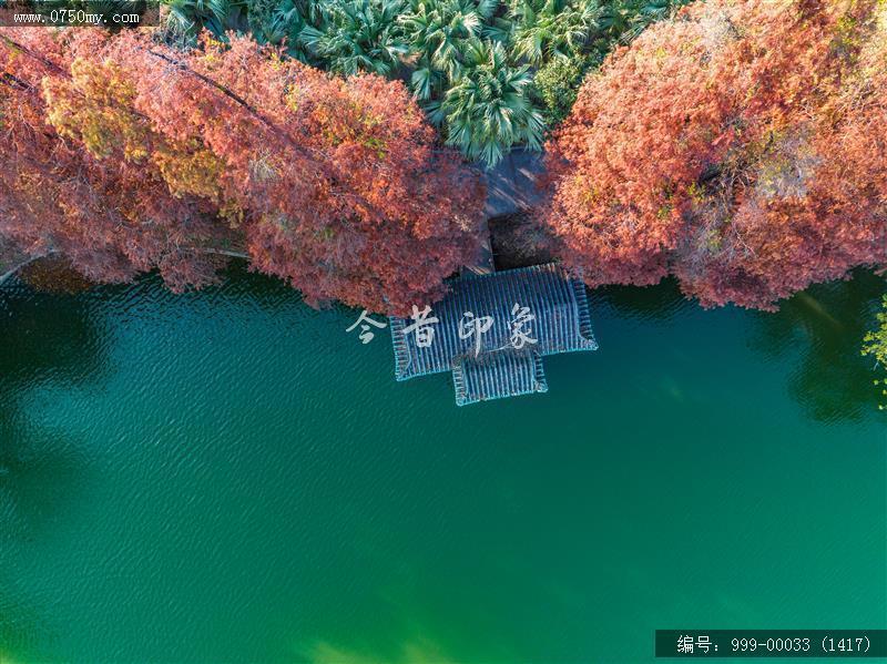 玉湖_航拍,旅游景点