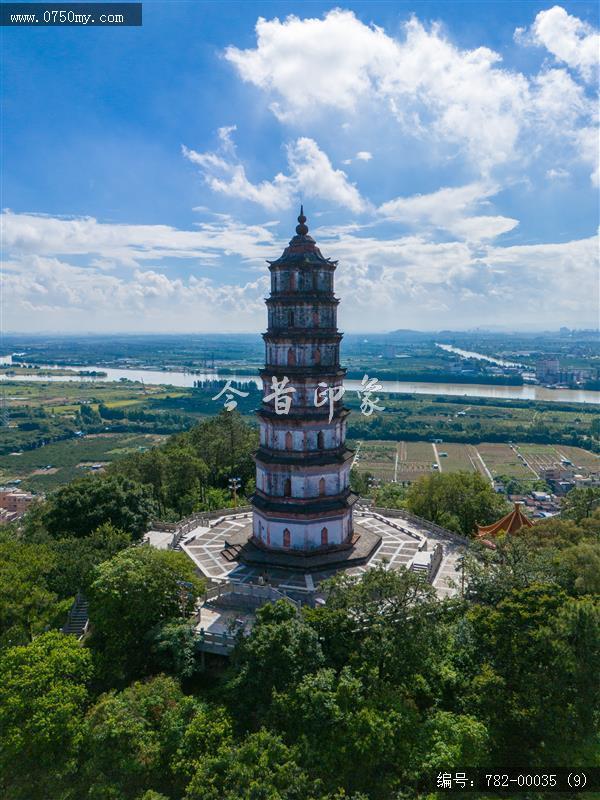 尼子塔_航拍,旅游景点