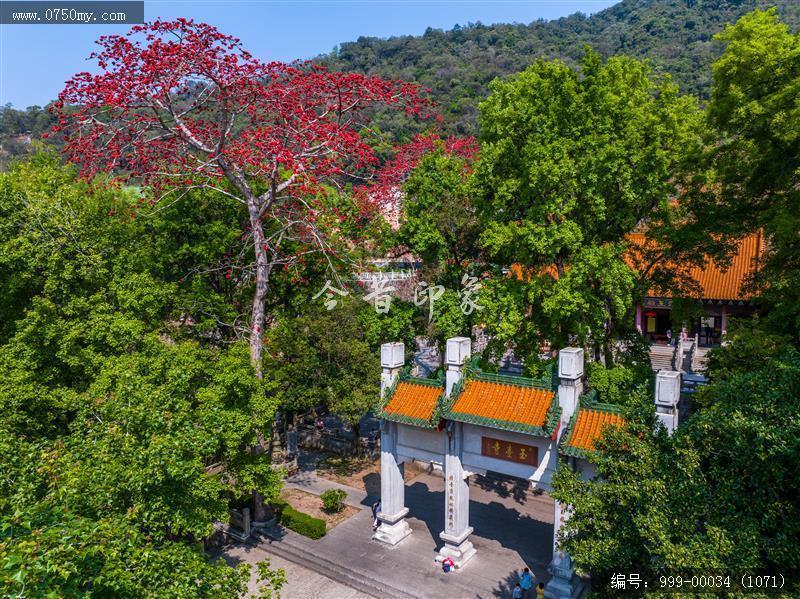玉台寺_航拍,圭峰山,玉台寺