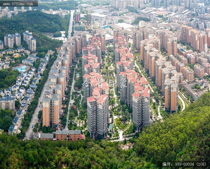 会城城区_航拍,城市景色