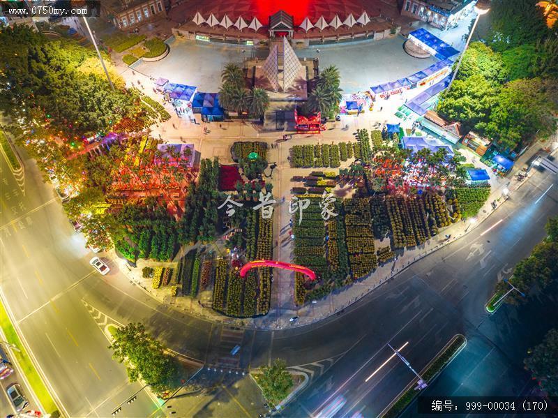 冈州广场_航拍,城市景色