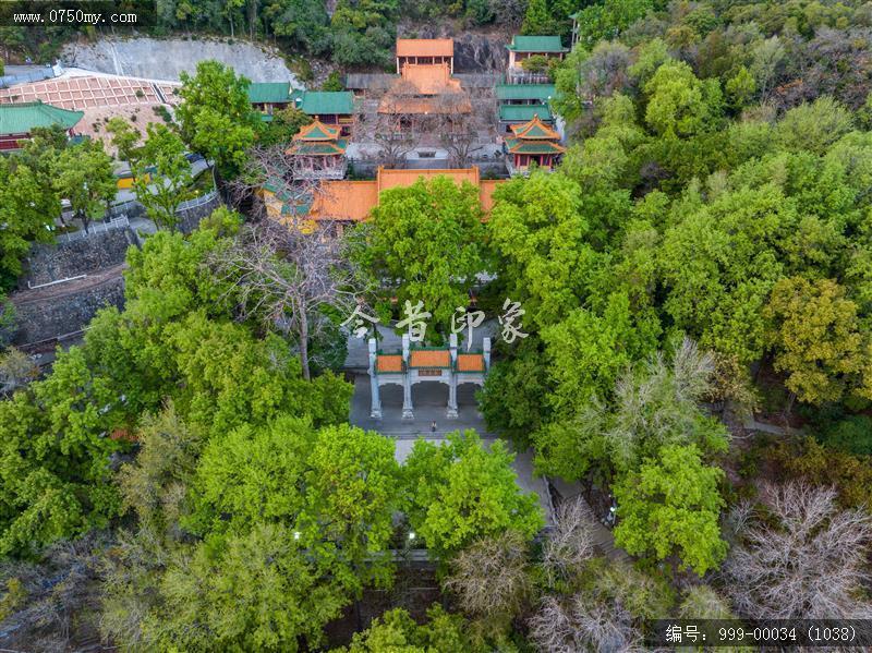 玉台寺_航拍,圭峰山,玉台寺