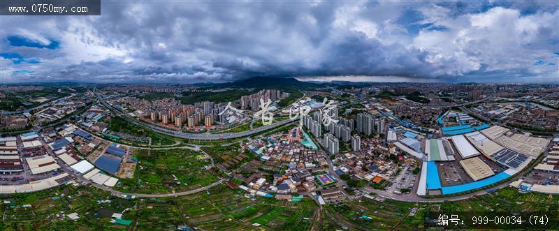 会城全景_航拍,城市景色