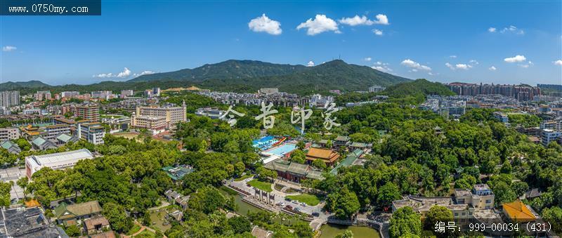新会学宫_航拍,旅游民俗