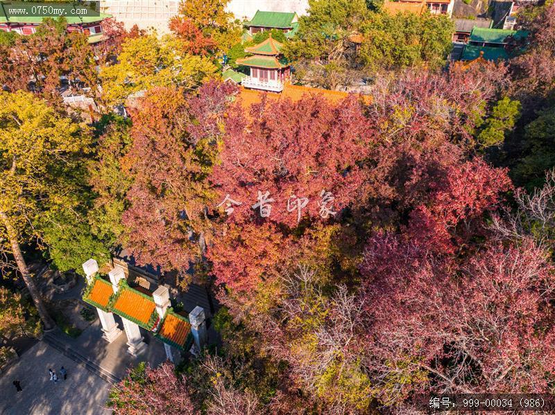 玉台寺_航拍,圭峰山,玉台寺