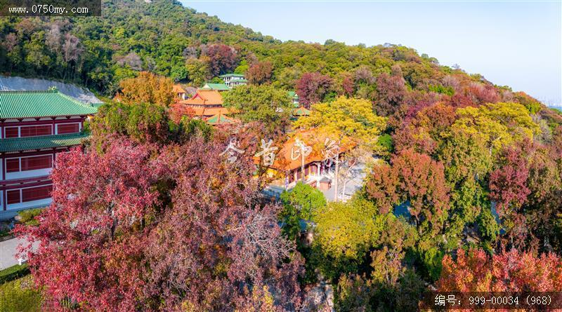 玉台寺_航拍,圭峰山,玉台寺