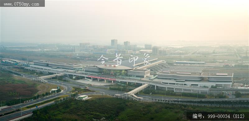江门站_航拍,交通水利