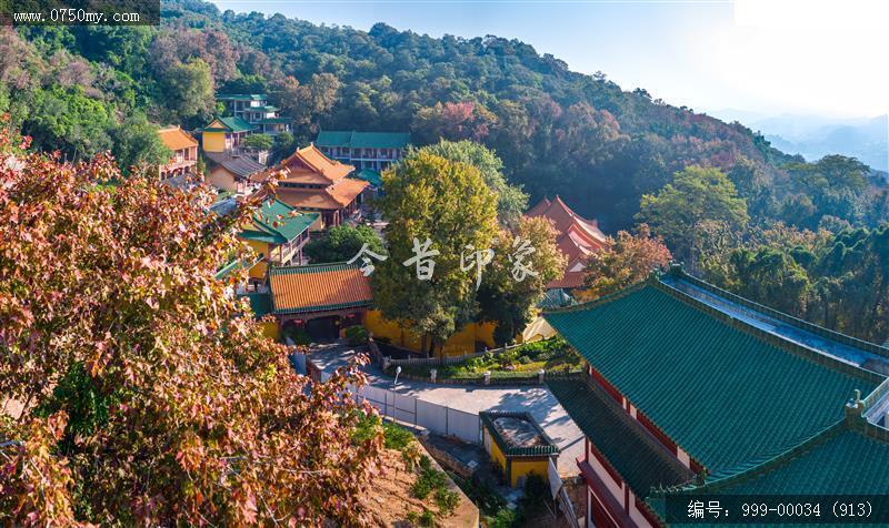 玉台寺_航拍,圭峰山,玉台寺