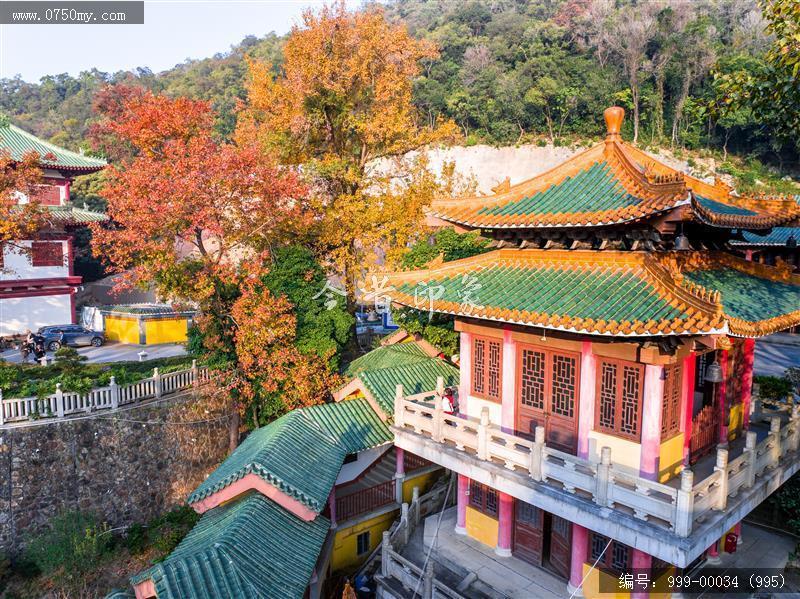 玉台寺_航拍,圭峰山,玉台寺
