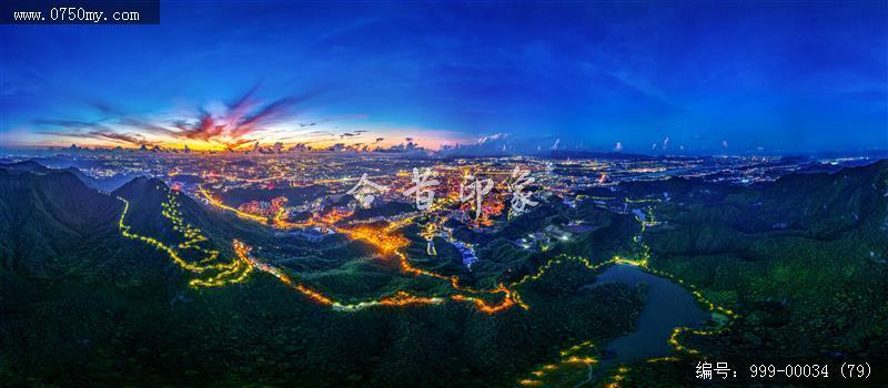 会城全景_航拍,城市景色