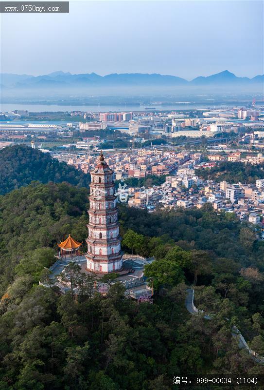 凌云塔_航拍,旅游民俗