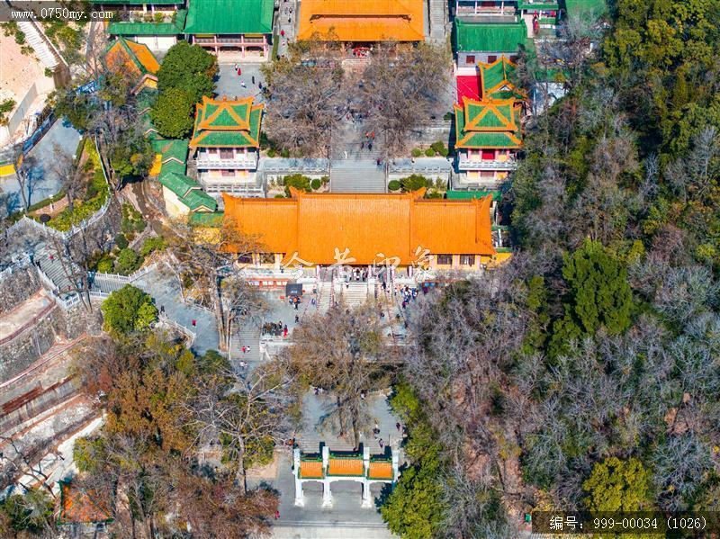 玉台寺_航拍,圭峰山,玉台寺
