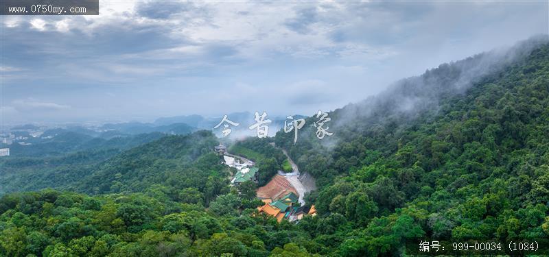 玉台寺_航拍,圭峰山,玉台寺