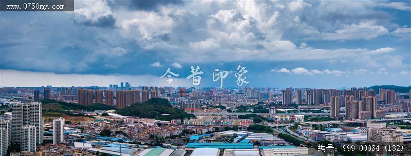 会城城区_航拍,城市景色