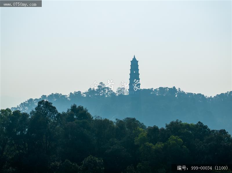凌云塔_航拍,旅游民俗