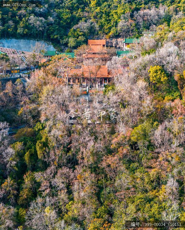 玉台寺_航拍,圭峰山,玉台寺