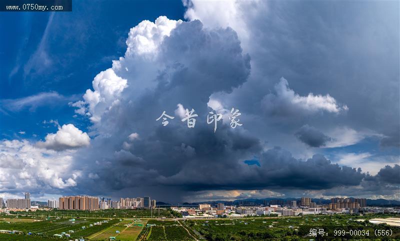 极端天气_航拍,天气