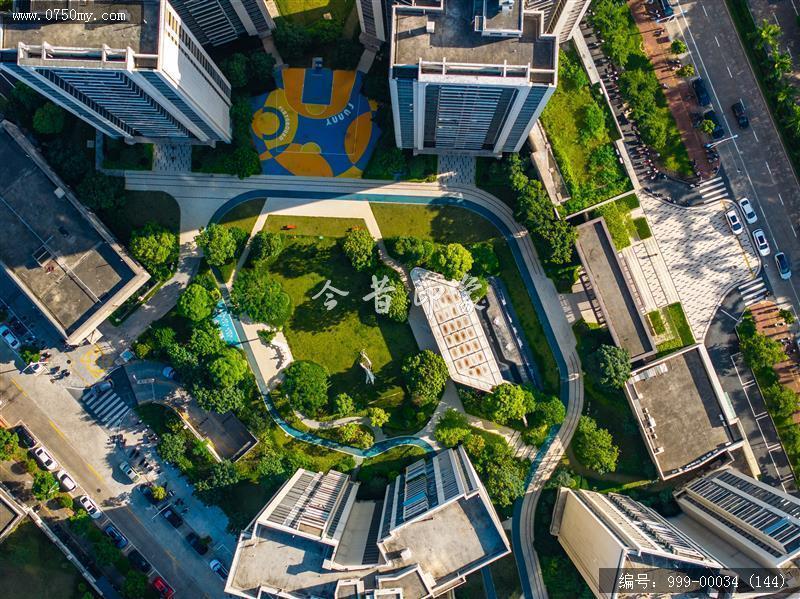 会城城区_航拍,城市景色