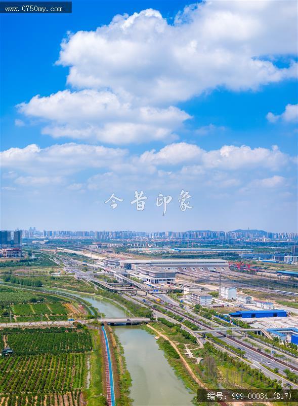 江门站_航拍,交通水利