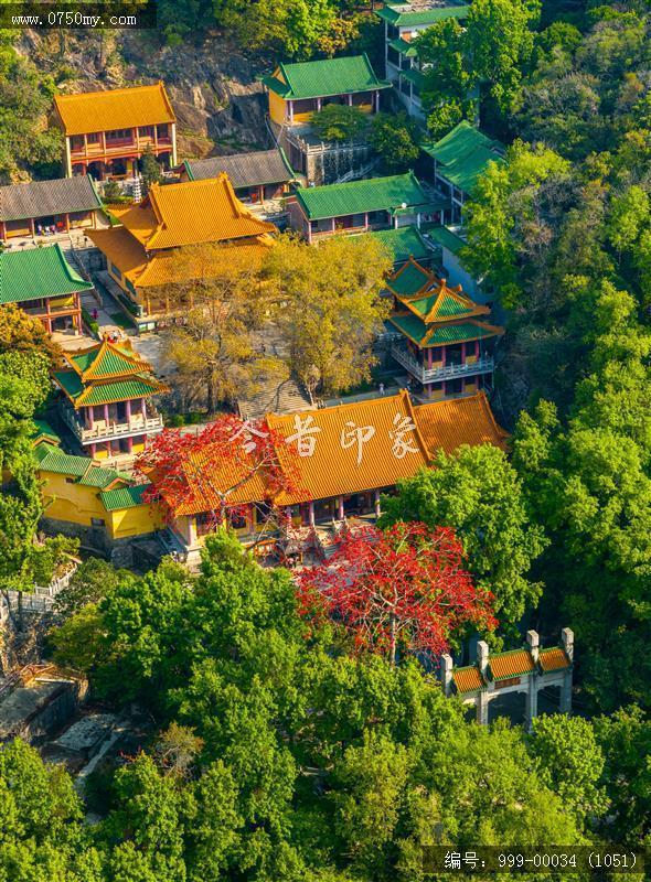 玉台寺_航拍,圭峰山,玉台寺